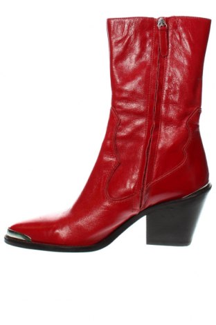 Γυναικείες μπότες Zara, Μέγεθος 41, Χρώμα Κόκκινο, Τιμή 27,86 €