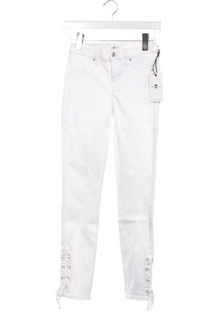 Damskie jeansy 7 For All Mankind, Rozmiar XS, Kolor Biały, Cena 99,80 zł