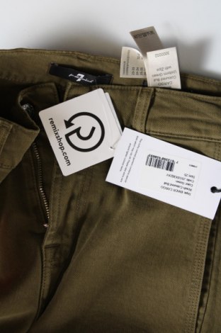 Damskie jeansy 7 For All Mankind, Rozmiar S, Kolor Zielony, Cena 492,74 zł
