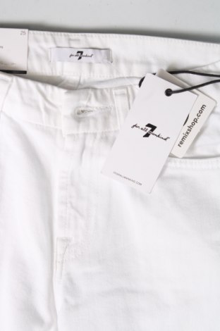 Damskie jeansy 7 For All Mankind, Rozmiar XS, Kolor Biały, Cena 93,56 zł