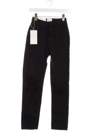 Дамски дънки Abrand Jeans, Размер XXS, Цвят Черен, Цена 8,70 лв.