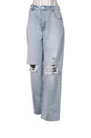 Дамски дънки Abrand Jeans, Размер XL, Цвят Син, Цена 31,32 лв.