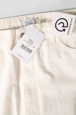 Damen Jeans Aligne, Größe L, Farbe Weiß, Preis € 12,45