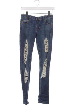 Damskie jeansy Boom Boom Jeans, Rozmiar XS, Kolor Niebieski, Cena 53,61 zł