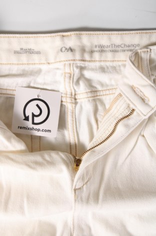 Dámské džíny  C&A, Velikost L, Barva Bílá, Cena  180,00 Kč