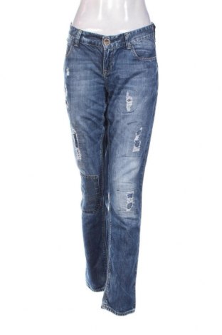 Blugi de femei Cross Jeans, Mărime L, Culoare Albastru, Preț 54,37 Lei