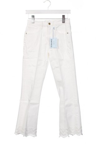 Γυναικείο Τζίν Frame, Μέγεθος XS, Χρώμα Λευκό, Τιμή 36,19 €