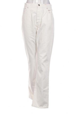 Дамски дънки Gina Tricot, Размер XL, Цвят Бял, Цена 21,08 лв.