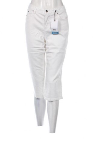 Γυναικείο Τζίν H.I.S, Μέγεθος L, Χρώμα Λευκό, Τιμή 10,67 €