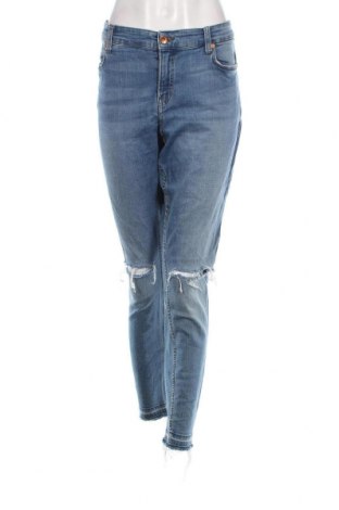 Dámske džínsy  H&M, Veľkosť XXL, Farba Modrá, Cena  13,97 €