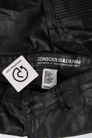 Дамски дънки H&M Conscious Collection, Размер M, Цвят Черен, Цена 10,73 лв.