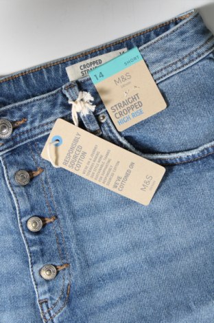 Damskie jeansy Marks & Spencer, Rozmiar L, Kolor Niebieski, Cena 107,95 zł