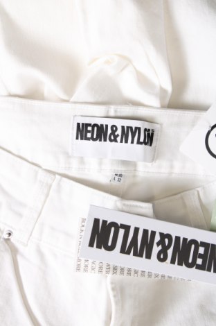 Damskie jeansy Neon & Nylon by Only, Rozmiar M, Kolor Biały, Cena 231,89 zł
