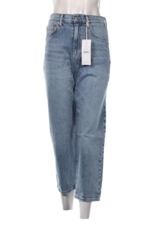 Дамски дънки Perfect Jeans By Gina Tricot, Размер S, Цвят Син, Цена 42,35 лв.