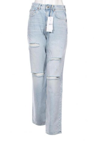 Дамски дънки Perfect Jeans By Gina Tricot, Размер S, Цвят Син, Цена 39,44 лв.