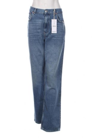 Damskie jeansy Perfect Jeans By Gina Tricot, Rozmiar XL, Kolor Niebieski, Cena 96,06 zł