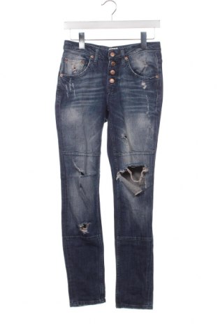 Дамски дънки Perfect Jeans By Gina Tricot, Размер XS, Цвят Син, Цена 10,00 лв.