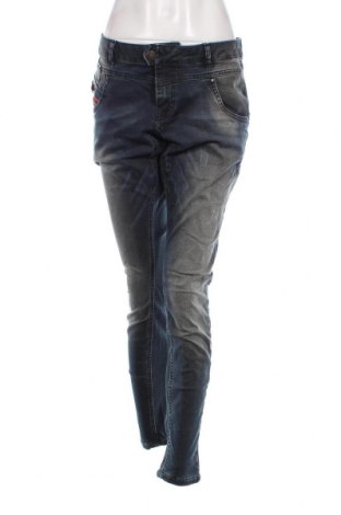 Дамски дънки Pulz Jeans, Размер L, Цвят Син, Цена 24,67 лв.