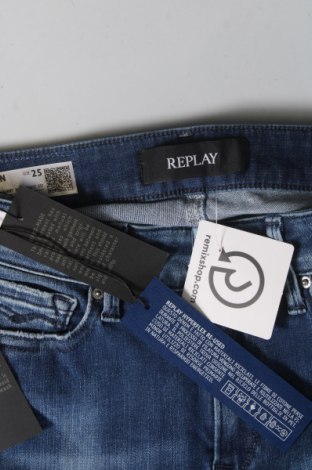Dámske džínsy  Replay, Veľkosť XS, Farba Modrá, Cena  19,69 €