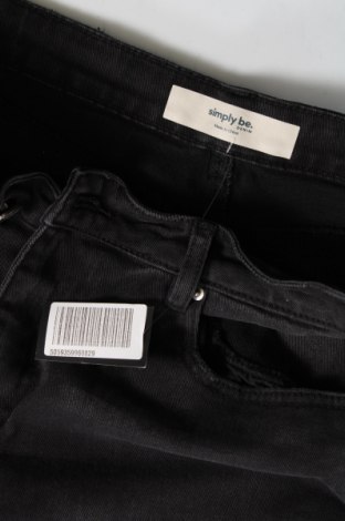 Dámske džínsy  Simply Be, Veľkosť XL, Farba Čierna, Cena  17,78 €