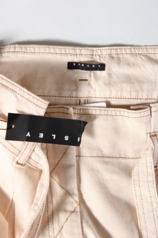 Damskie jeansy Sisley, Rozmiar XL, Kolor Beżowy, Cena 218,86 zł