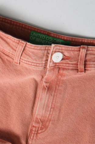 Damskie jeansy United Colors Of Benetton, Rozmiar XS, Kolor Pomarańczowy, Cena 231,89 zł