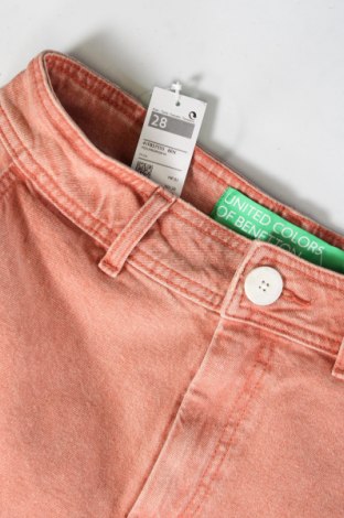 Damskie jeansy United Colors Of Benetton, Rozmiar XS, Kolor Różowy, Cena 247,89 zł