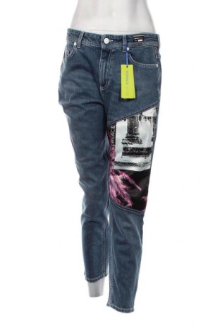 Дамски дънки Versace Jeans, Размер M, Цвят Син, Цена 198,90 лв.
