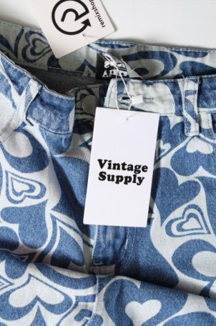 Damskie jeansy Vintage Supply, Rozmiar L, Kolor Niebieski, Cena 104,35 zł