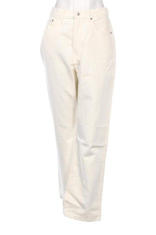 Damen Jeans Weekday, Größe L, Farbe Ecru, Preis 20,71 €