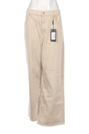 Dámske džínsy  Weekday, Veľkosť XL, Farba Béžová, Cena  18,60 €