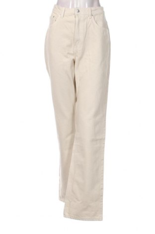 Damen Jeans Weekday, Größe L, Farbe Ecru, Preis 6,34 €