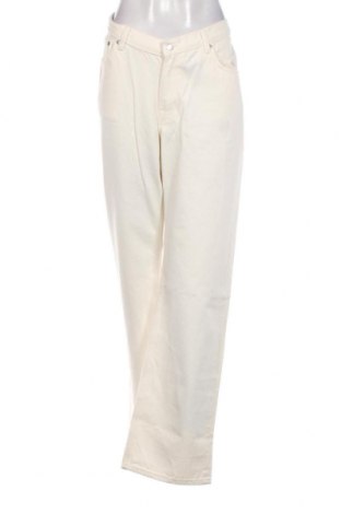 Damskie jeansy Weekday, Rozmiar XL, Kolor Biały, Cena 74,31 zł