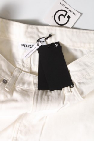 Damskie jeansy Weekday, Rozmiar M, Kolor Biały, Cena 93,99 zł