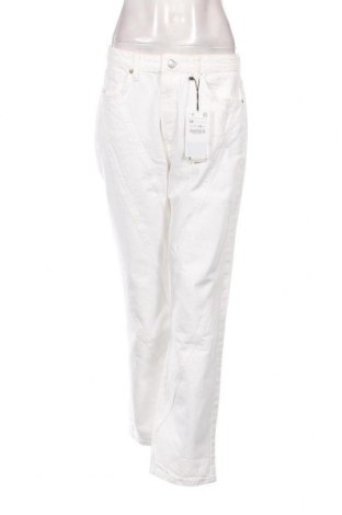 Γυναικείο Τζίν Zara, Μέγεθος L, Χρώμα Λευκό, Τιμή 19,03 €
