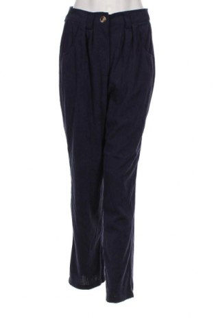 Pantaloni de velvet de femei, Mărime M, Culoare Albastru, Preț 9,54 Lei