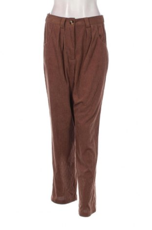 Γυναικείο κοτλέ παντελόνι, Μέγεθος L, Χρώμα Καφέ, Τιμή 2,69 €