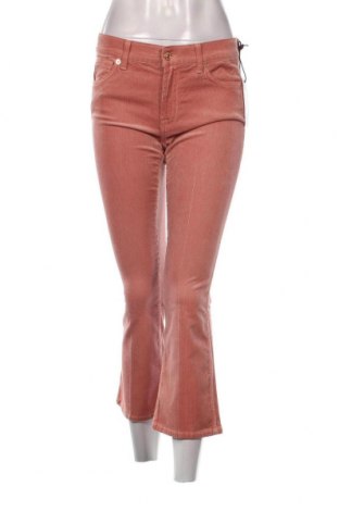 Γυναικείο κοτλέ παντελόνι 7 For All Mankind, Μέγεθος S, Χρώμα Ρόζ , Τιμή 22,58 €