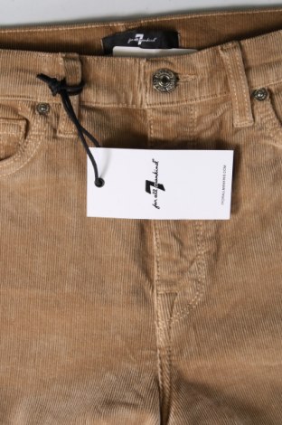 Γυναικείο κοτλέ παντελόνι 7 For All Mankind, Μέγεθος M, Χρώμα  Μπέζ, Τιμή 76,77 €