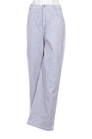 Pantaloni de velvet de femei Abrand Jeans, Mărime XL, Culoare Albastru, Preț 97,30 Lei