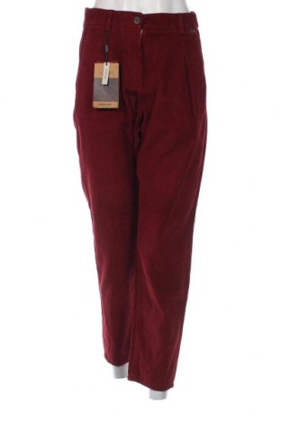 Pantaloni de velvet de femei Alcott, Mărime M, Culoare Roșu, Preț 52,96 Lei