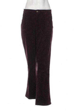 Γυναικείο κοτλέ παντελόνι B.s, Μέγεθος XL, Χρώμα Βιολετί, Τιμή 6,75 €