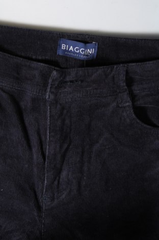 Pantaloni de velvet de femei Biaggini, Mărime S, Culoare Albastru, Preț 41,02 Lei