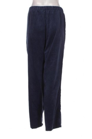 Pantaloni de velvet de femei Broadway, Mărime L, Culoare Albastru, Preț 38,16 Lei