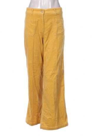 Γυναικείο κοτλέ παντελόνι Cambio, Μέγεθος L, Χρώμα Κίτρινο, Τιμή 25,24 €
