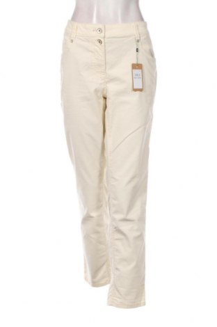 Γυναικείο κοτλέ παντελόνι Cecil, Μέγεθος XL, Χρώμα Εκρού, Τιμή 15,70 €