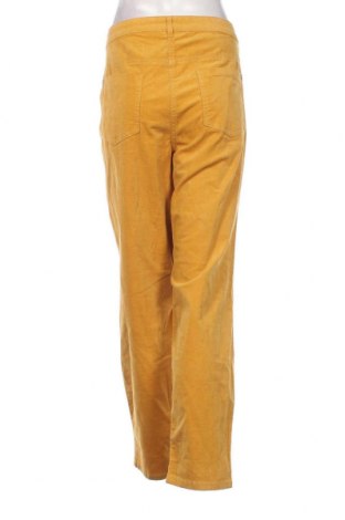 Pantaloni de velvet de femei Gina Benotti, Mărime XXL, Culoare Galben, Preț 95,39 Lei