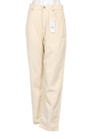 Дамски джинси Gina Tricot, Размер M, Цвят Екрю, Цена 27,54 лв.