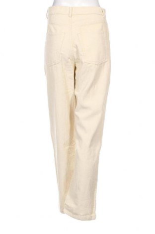 Γυναικείο κοτλέ παντελόνι Gina Tricot, Μέγεθος M, Χρώμα Εκρού, Τιμή 14,48 €