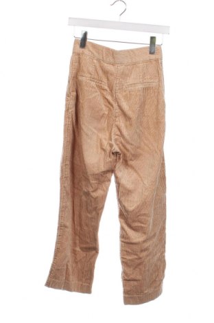 Pantaloni de velvet de femei H&M, Mărime XS, Culoare Bej, Preț 95,39 Lei